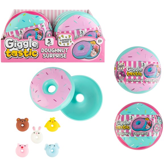 HTI Giggle Tastic Mystery Doughnut Suprise Squishy (1 Random)