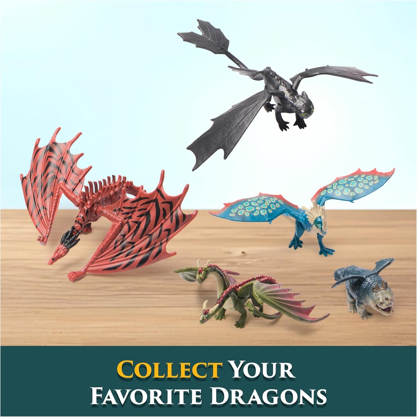 Dreamworks Dragons How to Train Your Dragon, 5-Pack Dragon Catcher Set with Hiccup’s Mangler Net Launcher