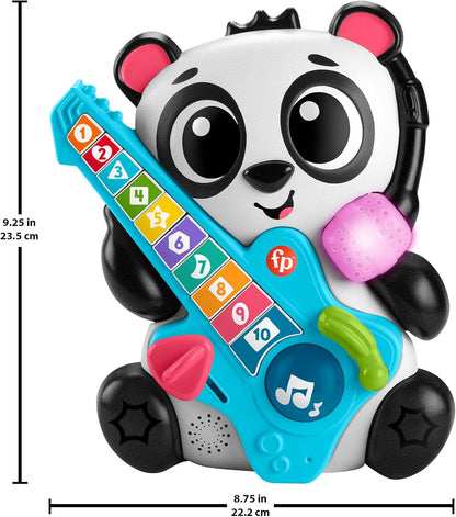 Fisher-Price Baby Learning Toy Link Squad Jam & Count Panda with Music & Lights HTX00