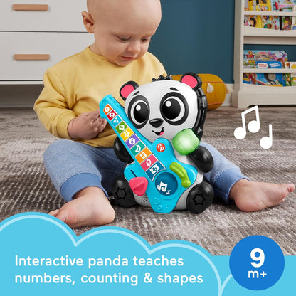Fisher-Price Baby Learning Toy Link Squad Jam & Count Panda with Music & Lights HTX00