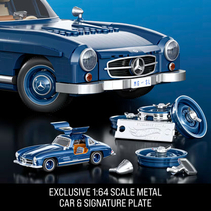 Mattel Brick Shop Hot Wheels Mercedes-Benz 300 Sl Building Toy Kit (1600 Pieces)