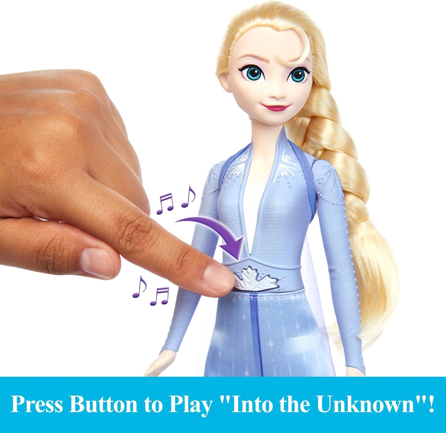 Mattel Disney Frozen Elsa Singing Fashion Doll Sings “Into the Unknown” (HXD31)