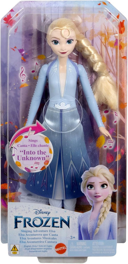 Mattel Disney Frozen Elsa Singing Fashion Doll Sings “Into the Unknown” (HXD31)
