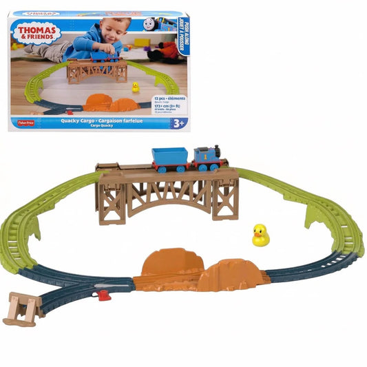 Thomas & Friends 12 Pc Thomas's Quacky Cargo Train & Track Playset (HXK01)