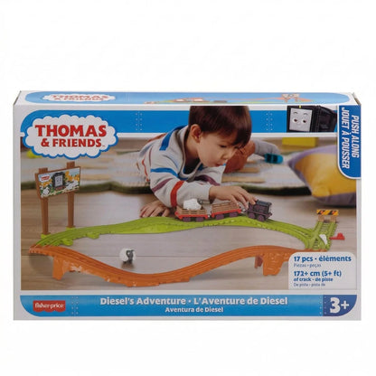 Thomas & Friends 17 Piece Diesels Adventure Train & Track Set (HXK03)