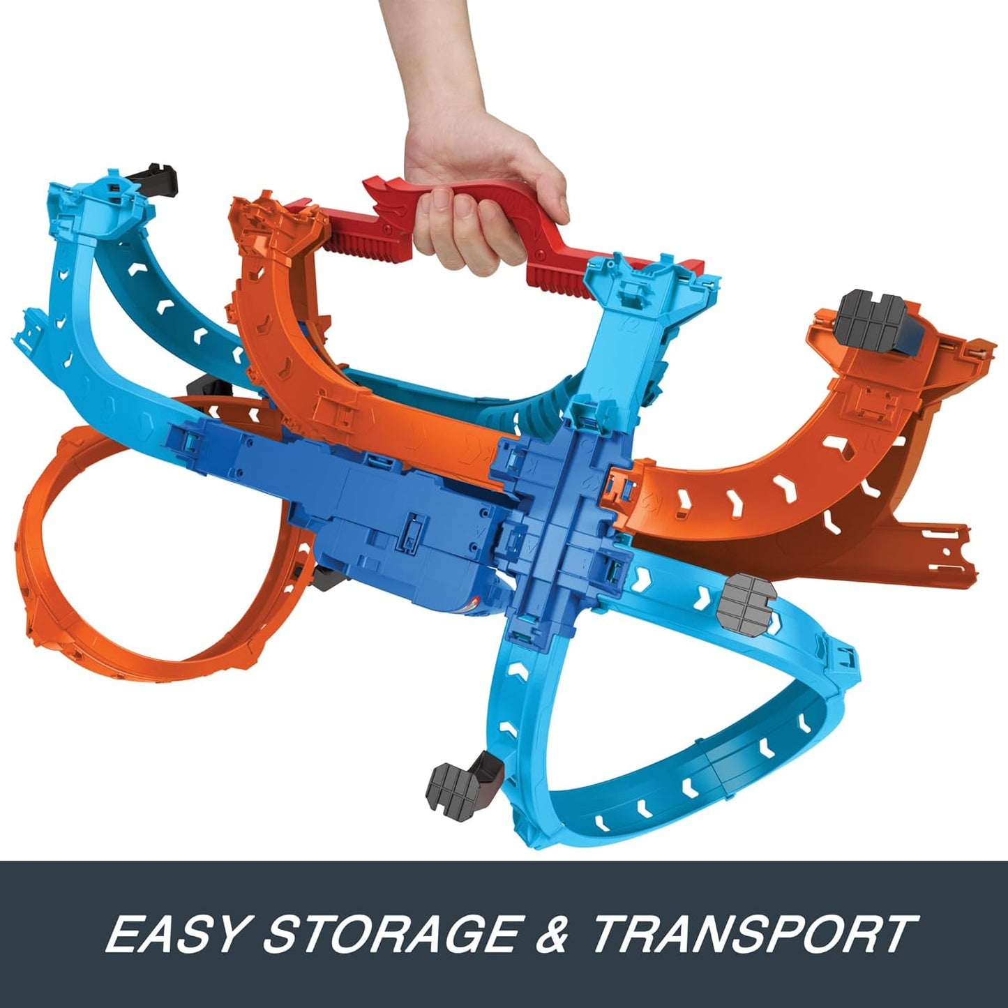 Hot Wheels Toy Car Track Set, Ultra Hots Blast Launch Face-Off (HXR71)