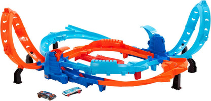Hot Wheels Toy Car Track Set, Ultra Hots Blast Launch Face-Off (HXR71)