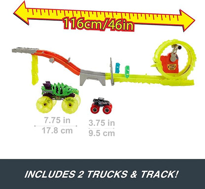 Hot Wheels Monster Trucks: Charge & Chase Challenge Track Set (HXT05)