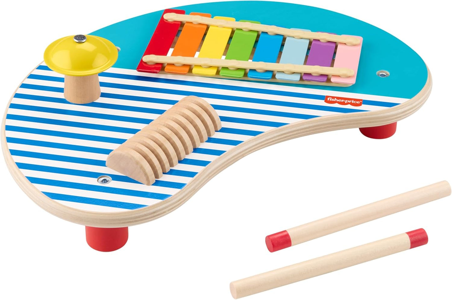 Fisher-Price Wood Toddler Toy Musical Table (HXT91)