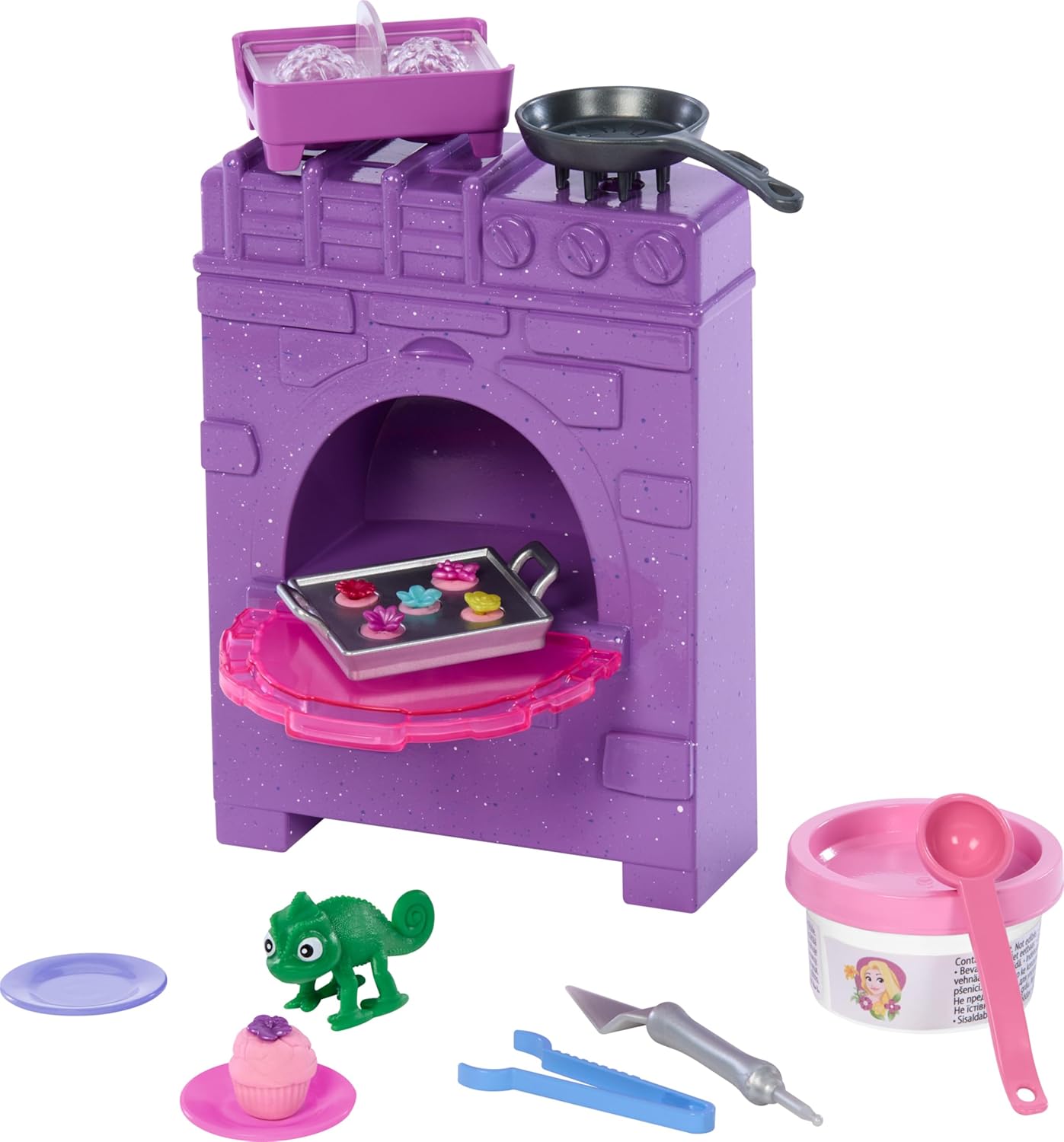 Disney Princess Rapunzel Baking Stories Castle Accessory Set With Dough (HYG22)
