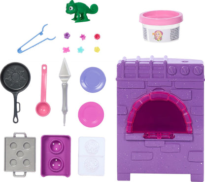 Disney Princess Rapunzel Baking Stories Castle Accessory Set With Dough (HYG22)
