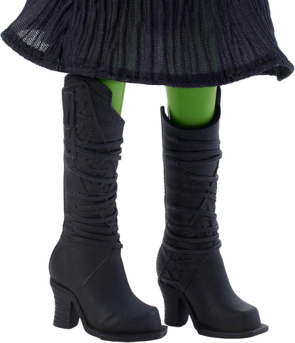 Mattel Wicked Singing Elphaba Fashion Doll & Accessories, Posable with Movie-Inspired Look & Removable Outfit, Sings “Defying Gravity” (HYM40)