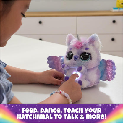 Hatchimals Alive, Mystery Hatch Pufficorn, Surprise Interactive Toy and Egg with Mist