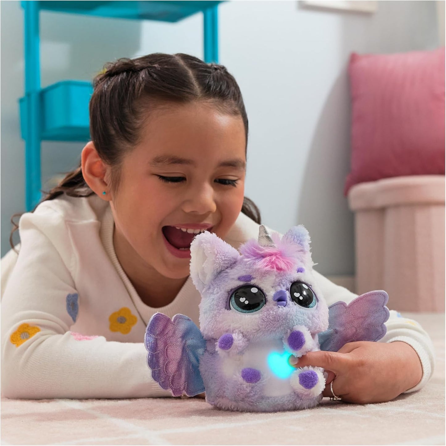 Hatchimals Alive, Mystery Hatch Pufficorn, Surprise Interactive Toy and Egg with Mist