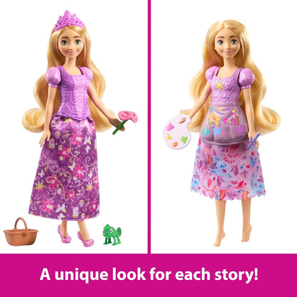 Mattel Disney Princess Toys, Rapunzel Fashion Doll with 2 Looks (JBG09)