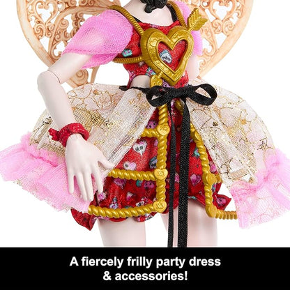 Monster High Scary Sweet Birthday Doll, Cupid Asteria in Pink and Red Party Dress