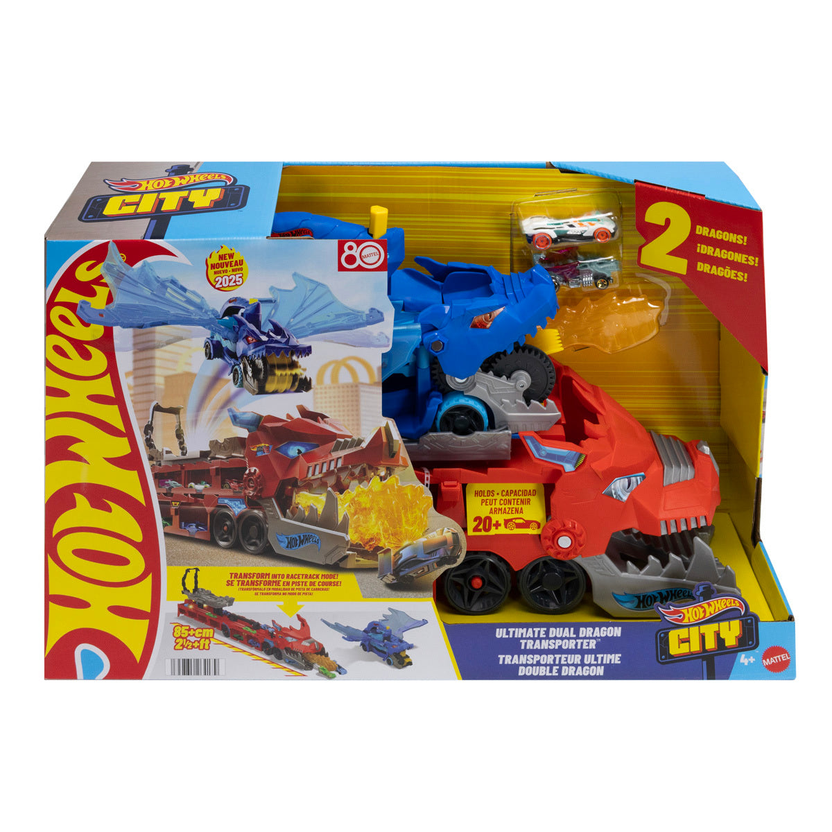 Hot Wheels City Ultimate Dual Dragon Transporter (JBM72)