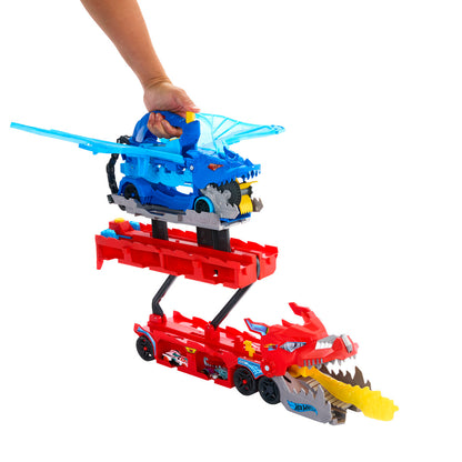 Hot Wheels City Ultimate Dual Dragon Transporter (JBM72)