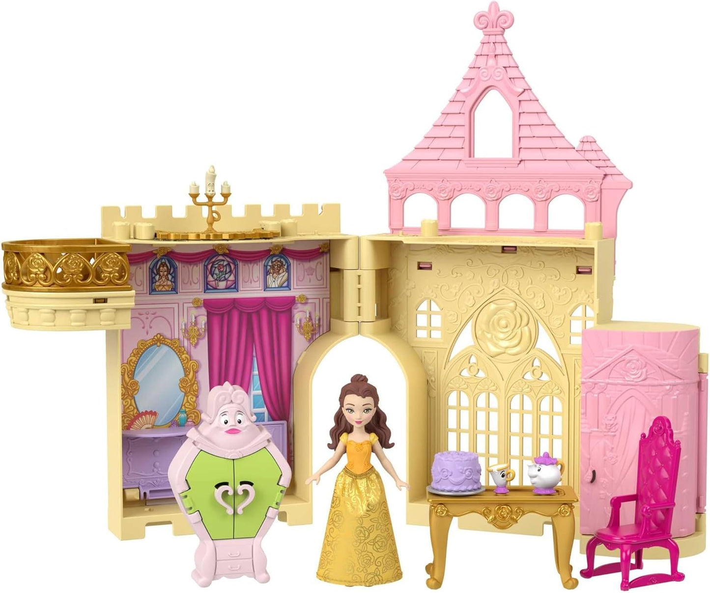 Mattel Disney Princess Toys, Storytime Stackers Belle's Castle (JDP54)