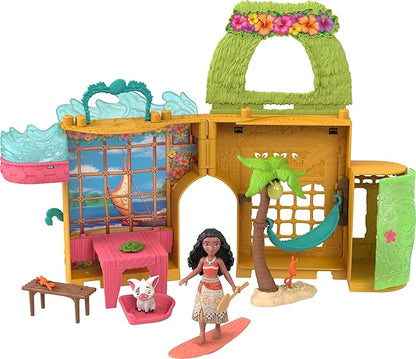Mattel Disney Princess Toys, Moana Storytime Stackers Doll House with Moana (JDP58)