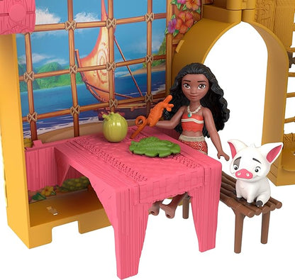 Mattel Disney Princess Toys, Moana Storytime Stackers Doll House with Moana (JDP58)