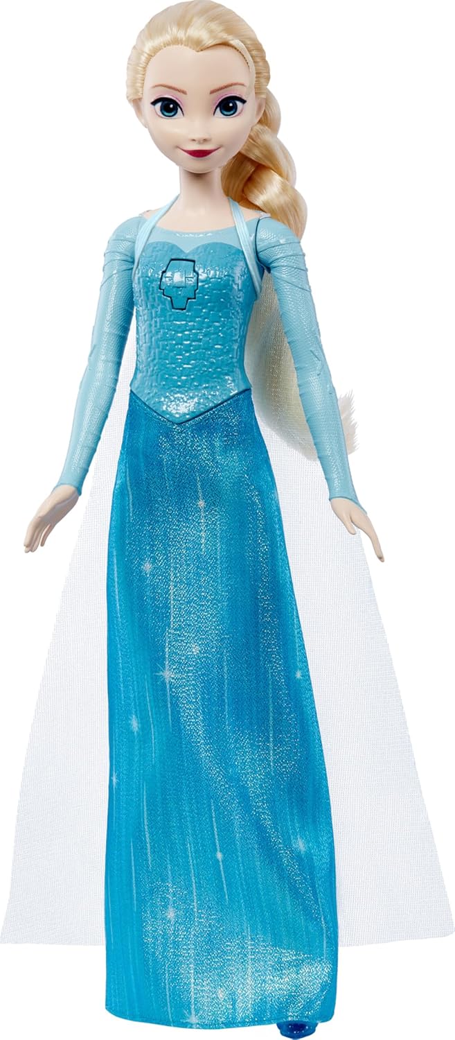 Mattel Disney Frozen Toys, Singing Elsa Doll in Signature Clothing, (JFH84)