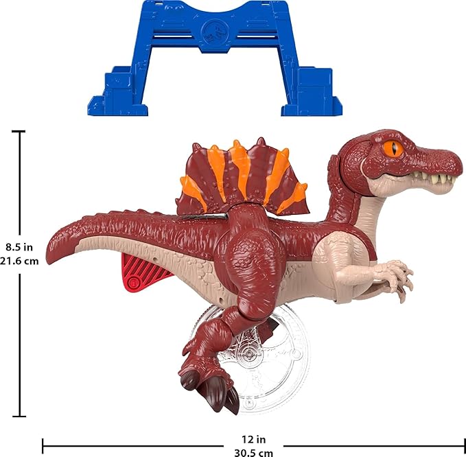 Fisher-Price Imaginext Jurassic World Rebirth Dinosaur Toy, Sprinting Spinosaurus Figure