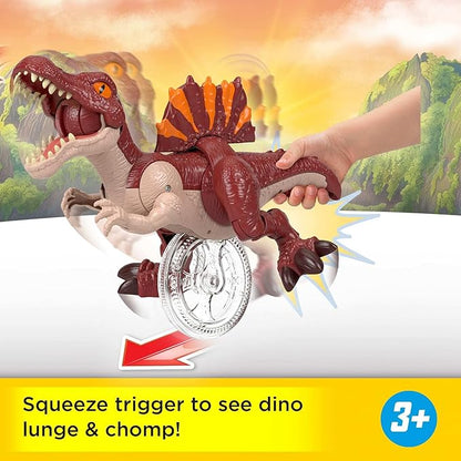 Fisher-Price Imaginext Jurassic World Rebirth Dinosaur Toy, Sprinting Spinosaurus Figure