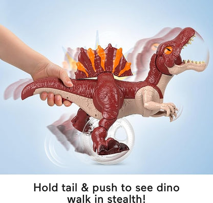 Fisher-Price Imaginext Jurassic World Rebirth Dinosaur Toy, Sprinting Spinosaurus Figure