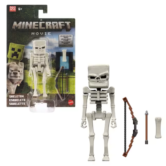 Minecraft: Skeleton Action Figure & Accessories (4-Inch)