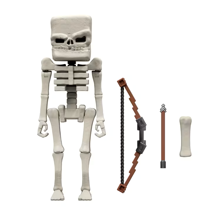 Minecraft: Skeleton Action Figure & Accessories (4-Inch)