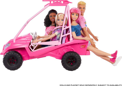 Barbie Mysteries: Beach Detectives Playset with Beach Buggy Toy Car & 10+ Accessories, Including Beach Chair & Towel, JFV68