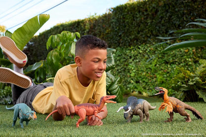 Mattel Jurassic World Rebirth Wild Roar Spiclypeus Dinosaur Toy (JGB89)