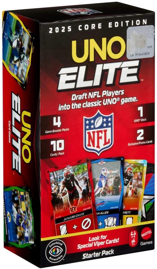 UNO Elite NFL 2025 Core Edition Starter Pack (Mainline)