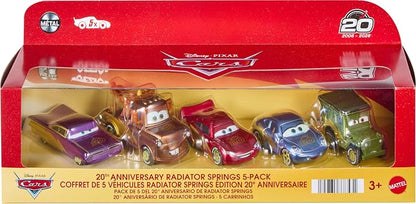 Mattel Disney Pixar Cars - Race to Celebrate 20th Anniversary Radiator Springs 5-Pack