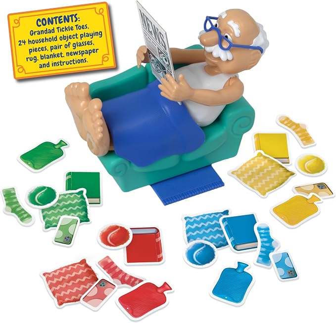 IDEAL - Grandad Tickle Toes, Board Game