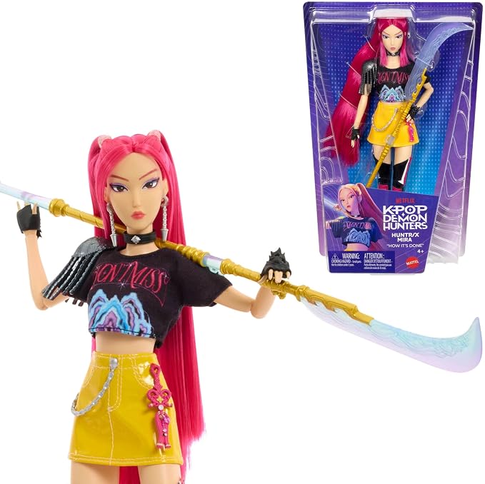 Mattel Netflix KPOP Demon Hunters: HUNTR/X Mira ' How It's Done' Figure (JRN36)