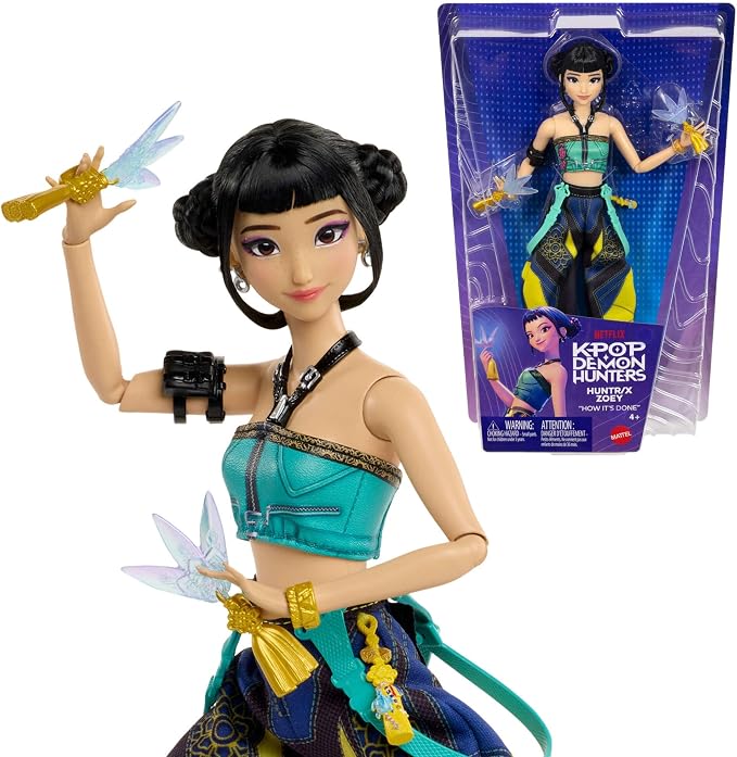 Mattel Netflix Kpop Demon Hunters: HUNTR/X Zoey 'How Its Done' Figure (JRN37)