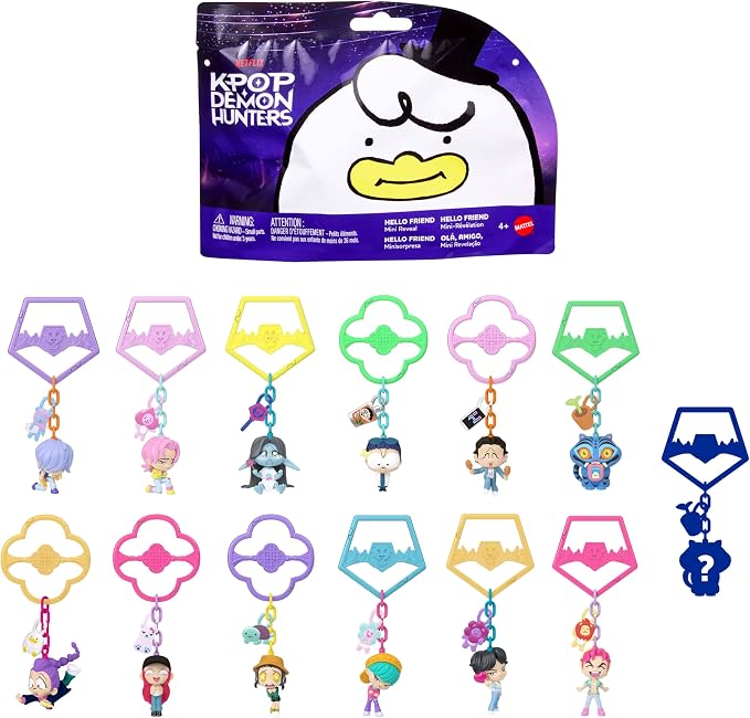 Mattel Netflix Kpop Demon Hunters Hello Friend Mini Reveal Surprise Mystery Bag  (JRN57)