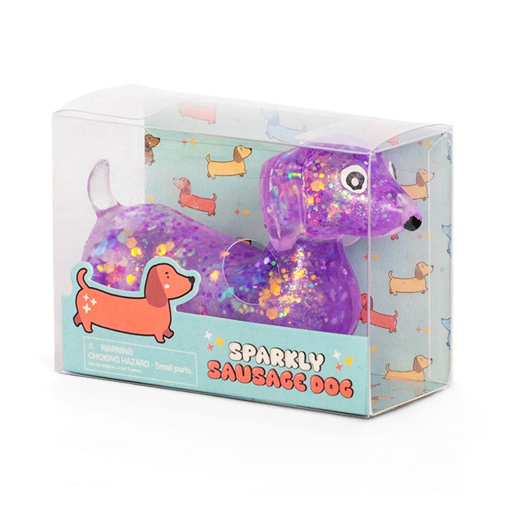 Sparkly Squishy Sausage Dog - Single Pack