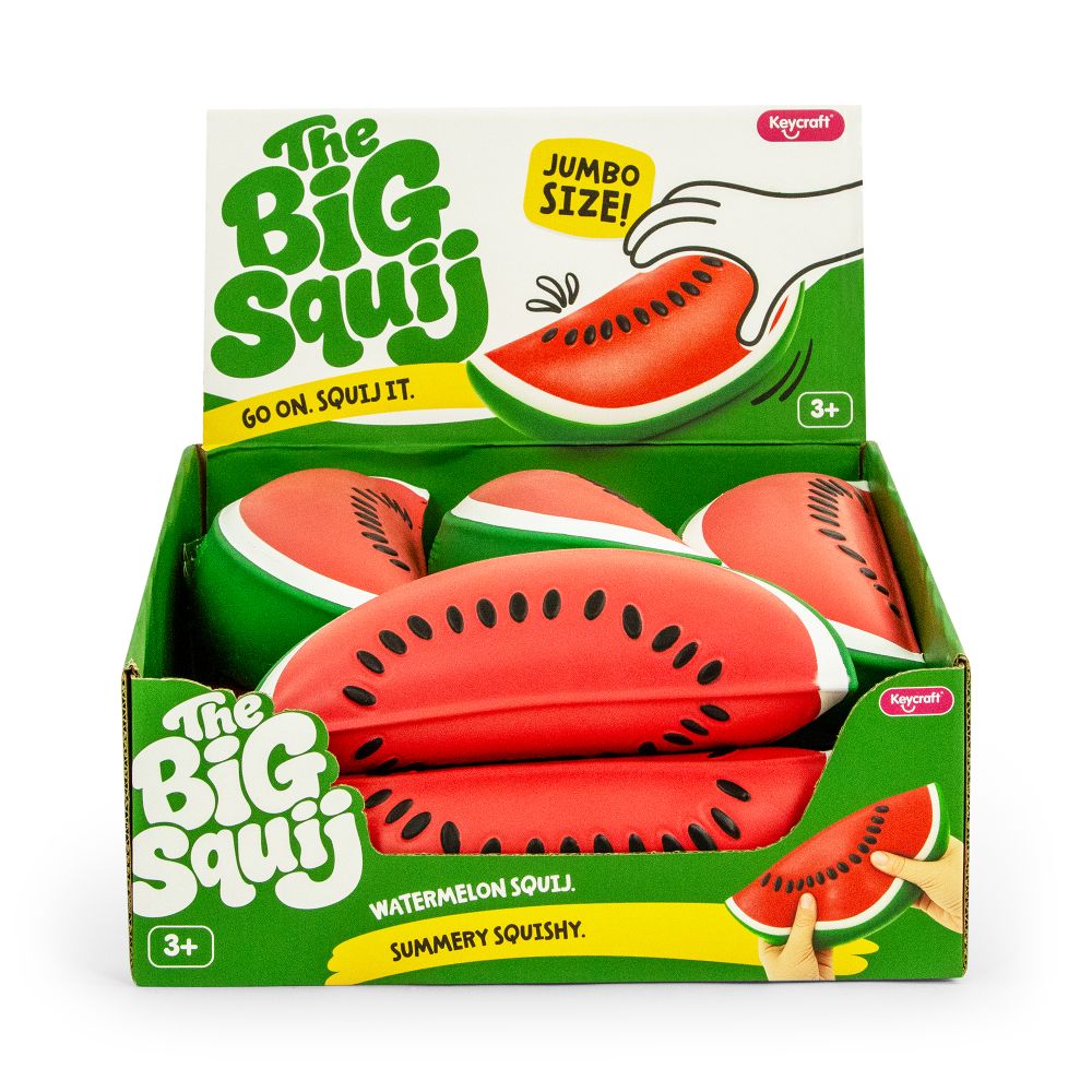 Big Squij Watermelon Slow-Rise Squishy Toy - Single Pack
