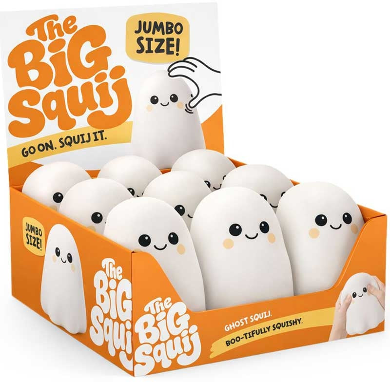 Big Squij Ghost Slow-Rise Squishy Toy - Single Pack