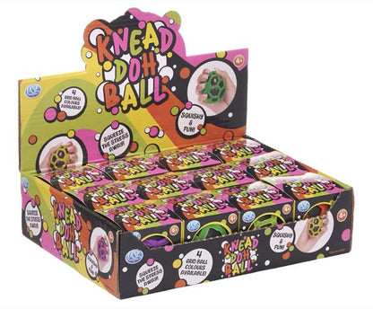 Knead Doh Neon Grid Ball - Squishy & Fun!