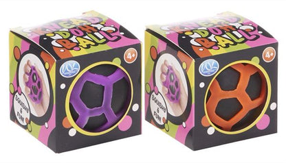 Knead Doh Neon Grid Ball - Squishy & Fun!
