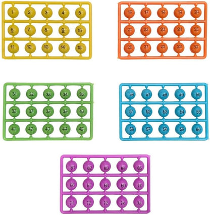 Light-Up Bingo Game Set for Kids & Adults – Includes 75 Neon Balls, LED Bingo Machine