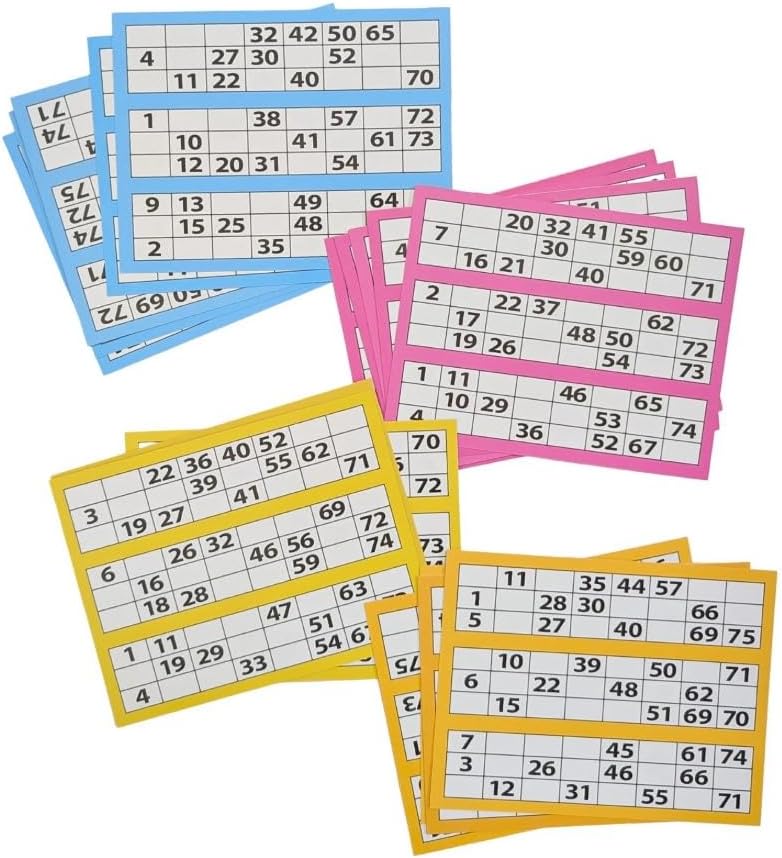 Light-Up Bingo Game Set for Kids & Adults – Includes 75 Neon Balls, LED Bingo Machine