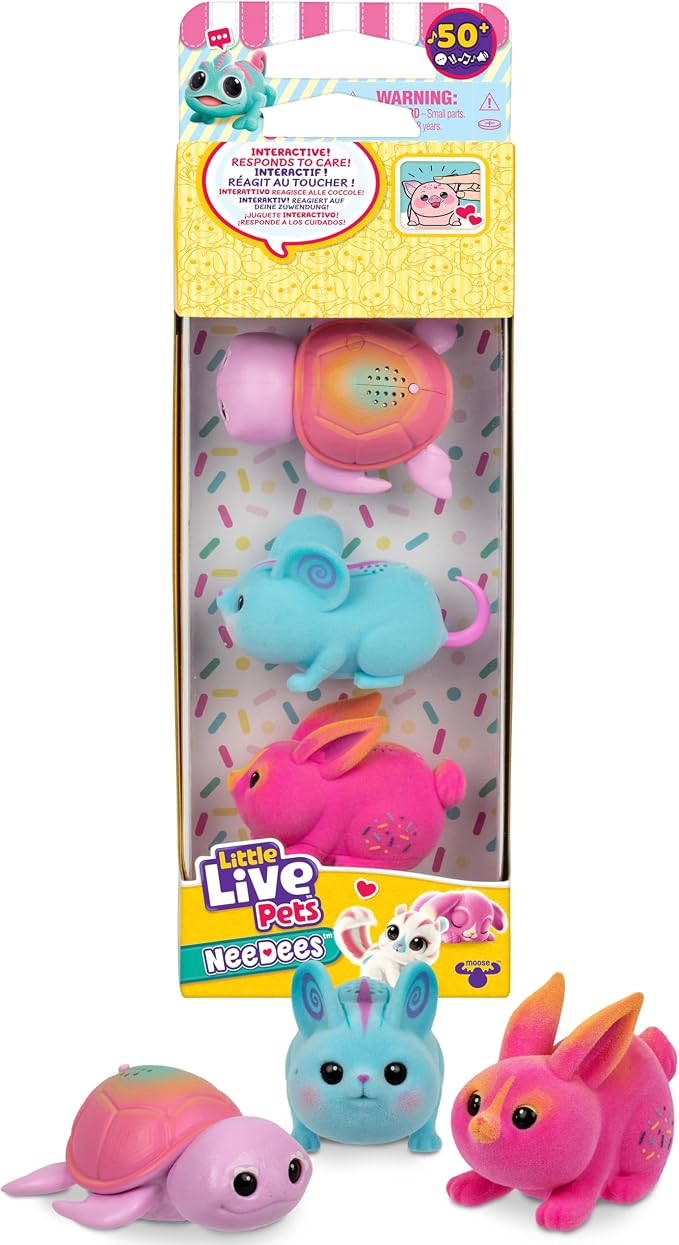 Little Live Pets NeeDees Interactive Electronic Responding Pets