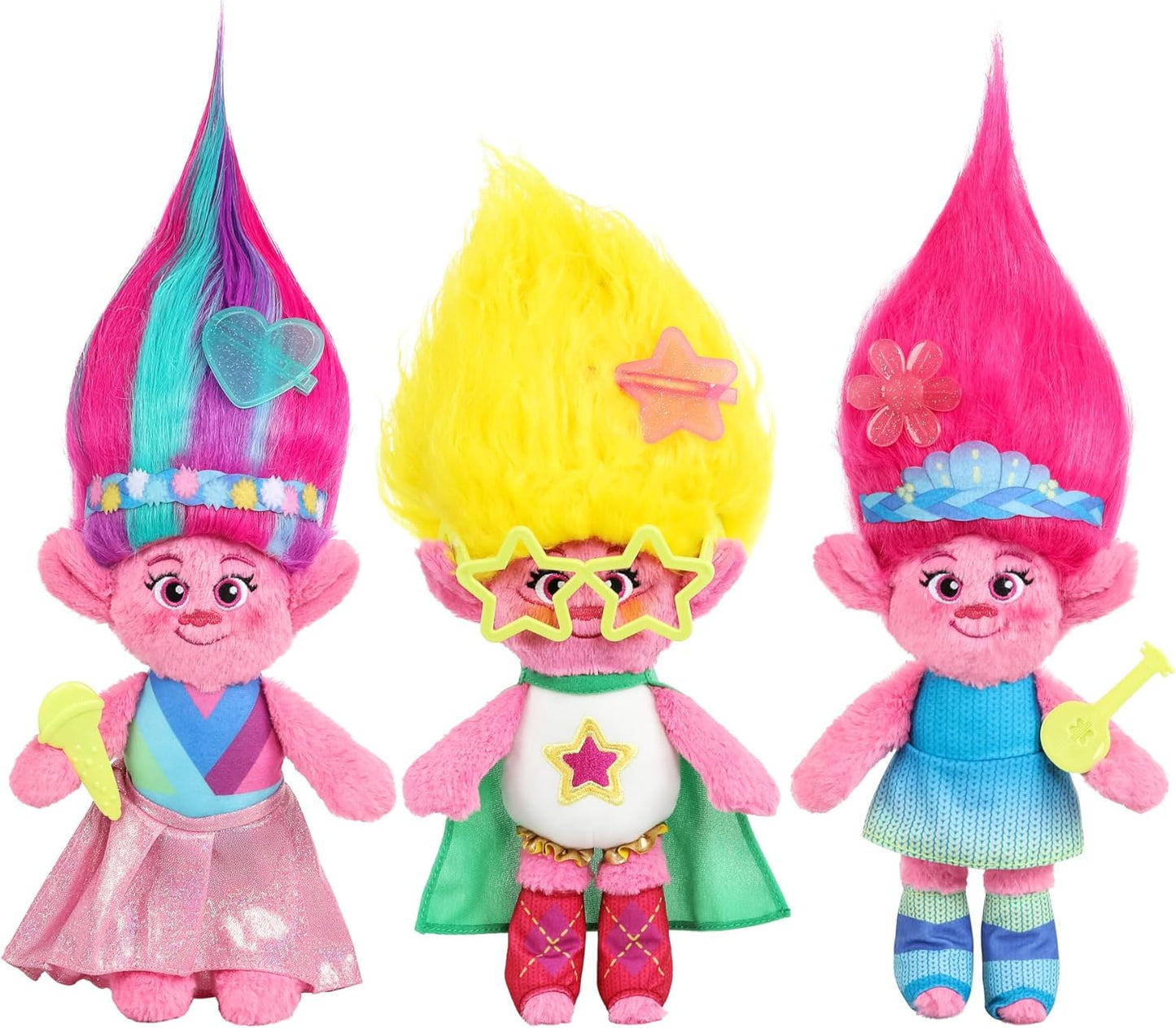 Little Live Pets Scruff-a-Luvs Trolls Band Together Reveal. Wash, Reveal And Style A Cute Plush Trolls Doll