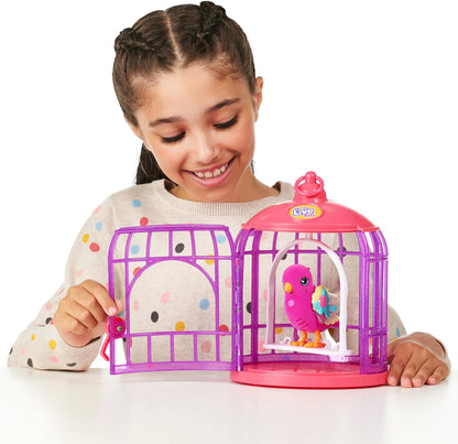 Little Live Pets - Lil' Bird & Bird Cage, New Light Up Wings