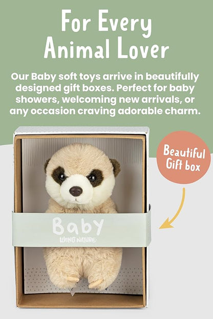 Living Nature Baby Meerkat Stuffed Animal Plush Toy